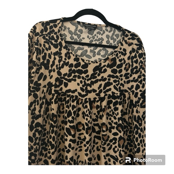 ASOS Wednesday’s file size 22 plus size cheetah empire dress - Picture 2 of 4